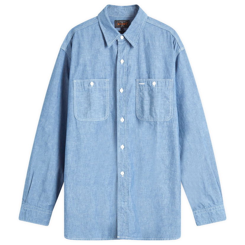 Košulja BEAMS Beams Plus Work Shirt Plava | 3811-0924-139-70