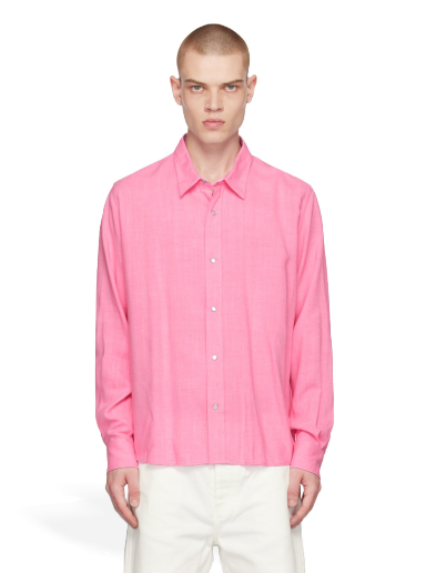 Košulja AMI Press-Stud Shirt Ružičasta | HSH117.VI0003