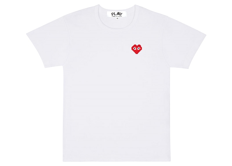 Majica kratkih rukava Comme des Garçons Play T-Shirt Bijela | AZ-T322-051 / P1T322-3