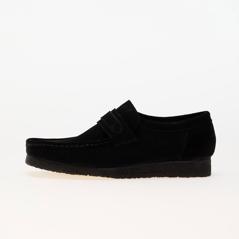 Tenisice i cipele Clarks Wallabee Loafer Black Sde Crna | 26172503