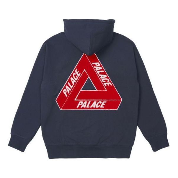 Dukserice Palace Triangle Logo Hoodie Plava | PAL-FW21-307
