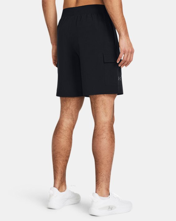 Kratke hlače Under Armour Cargo Shorts aus Stretchgewebe für Herren Schwarz Crna | 1383022-001, 1