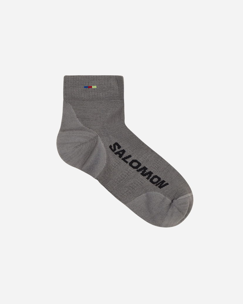 Donje rublje i čarape Salomon Sunday Smart Ankle Socks Shark Skin Siva | LC2257900