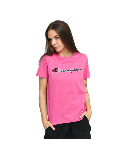 Majica kratkih rukava Champion Crewneck T-Shirt Ružičasta | 114472 IBR
