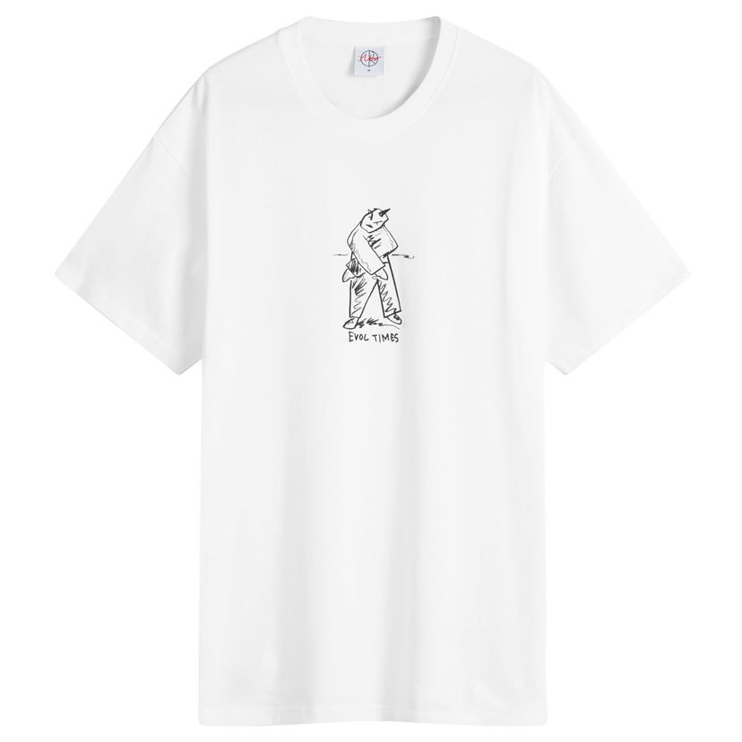 Majica kratkih rukava Polar Skate Co. Evol Times Graphic T-Shirt - White Bijela | PSC-W24-26