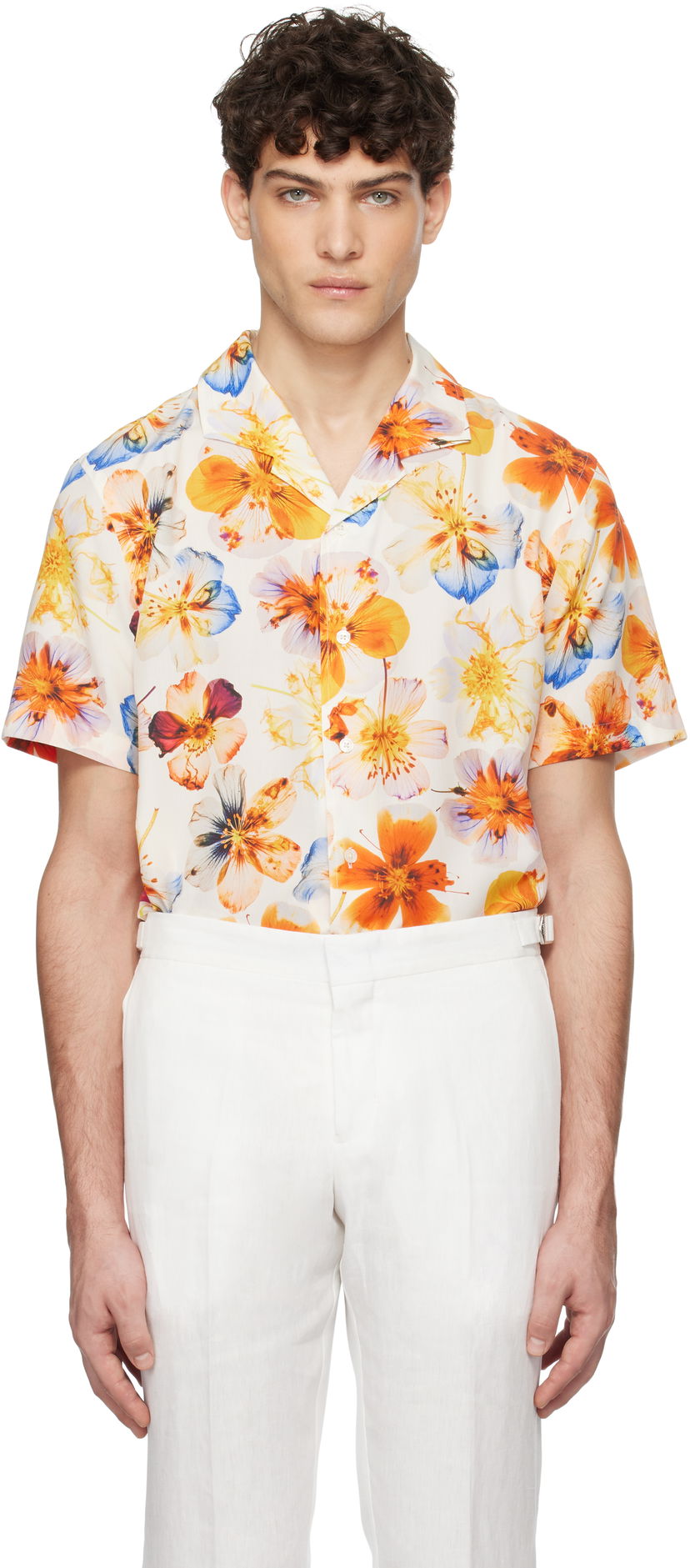 Košulja Orlebar Brown Orlebar Brown Hibbert Floral Print Shirt Višebojno | 280065