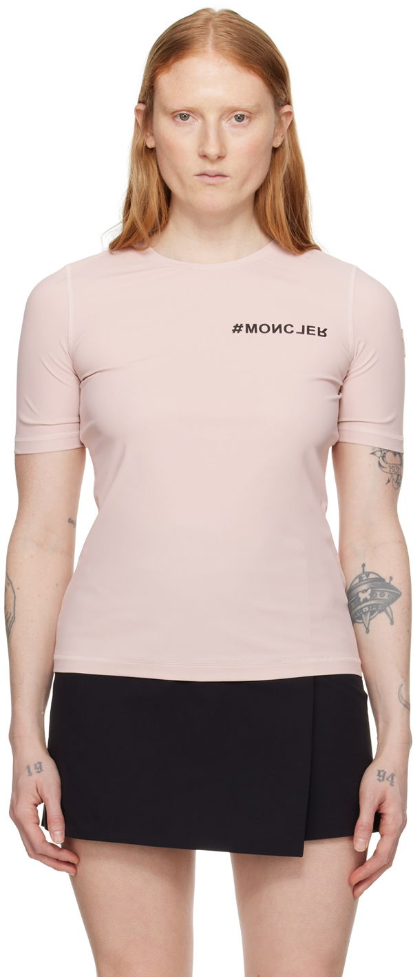 Majica kratkih rukava Moncler Maglia T-Shirt Ružičasta | J10988C00003829JP