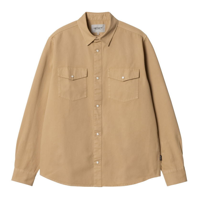 Košulja Carhartt WIP Long Sleeve Shirt Santa Fe Bež | I034384_9