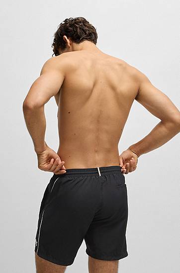 Kupaći kostimi BOSS BOSS Quick-Drying Swim Shorts with Contrast Details Crna | 50514429, 1