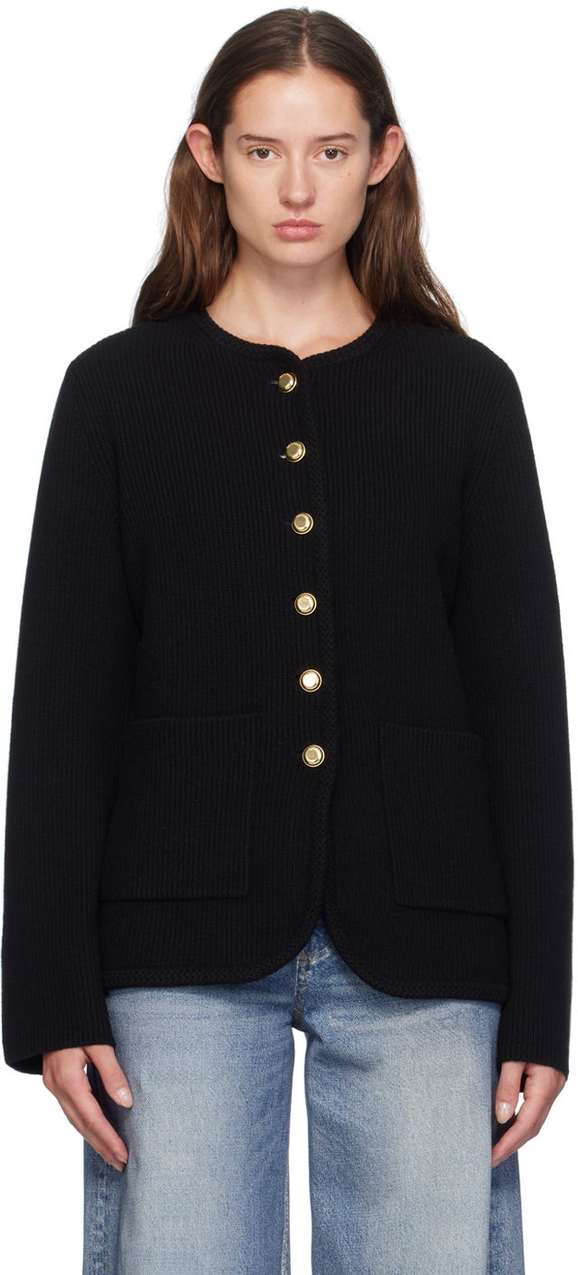 Džemper rag & bone rag & bone Nancy Wool Cardigan Crna | WAS24F069US69