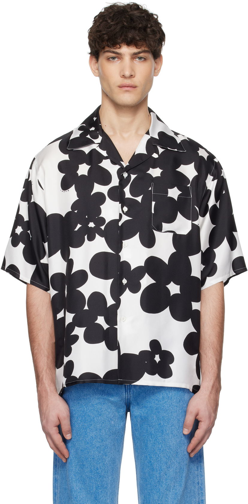 Košulja Marni Marni Dillies Print Shirt Bijela | CUMU0213S4 UTSG26