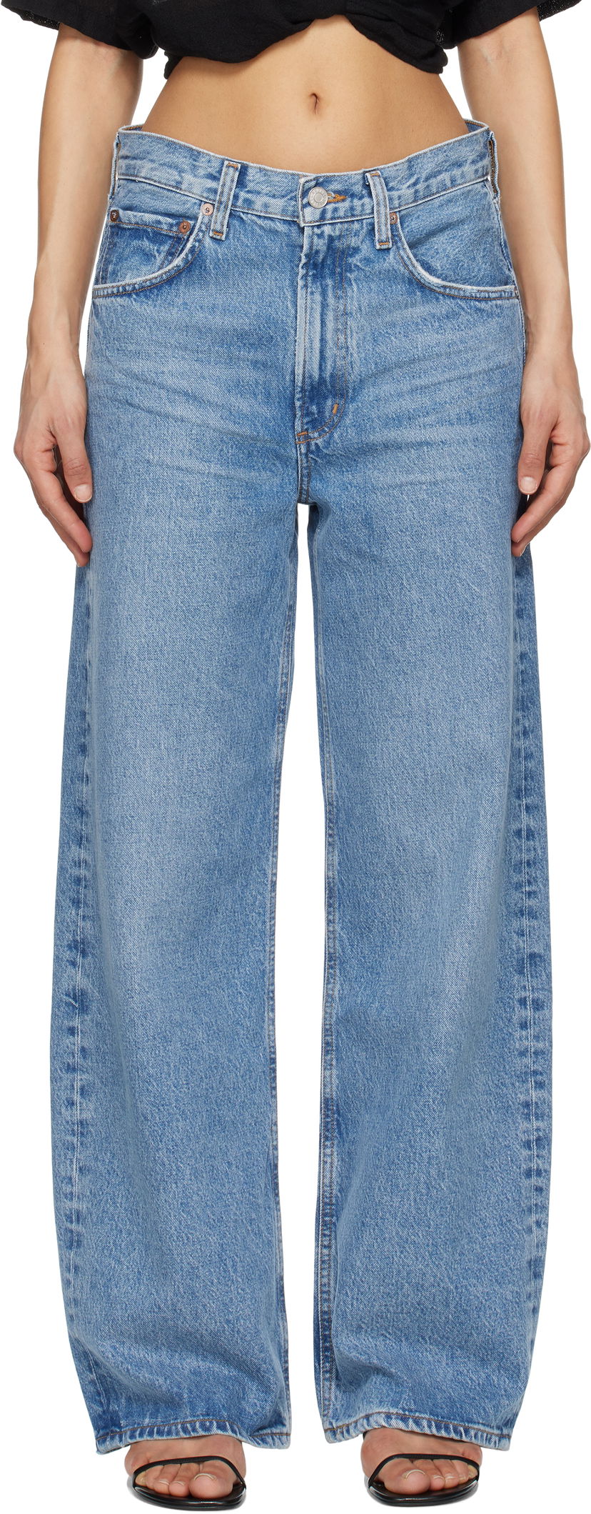 Jeans AGOLDE AGOLDE Low Curve Jeans Plava | A197B-1535