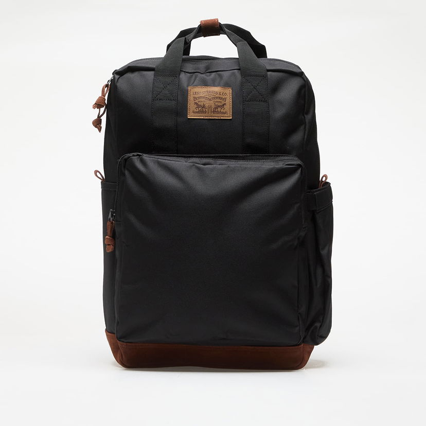 Ruksak Levi's L-Pack Large Elevation Backpack Black Crna | D7954-0001