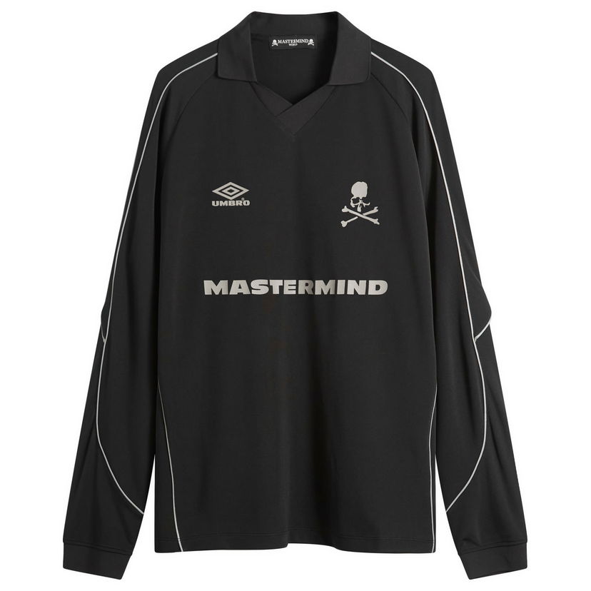 Dres Mastermind WORLD MASTERMIND WORLD x Umbro Long Sleeve Game Shirt, Size Large Crna | MW25C14-TS228-1