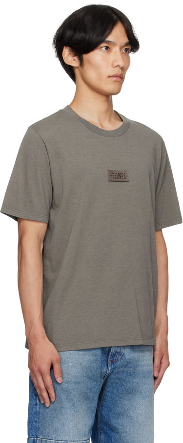 Majica kratkih rukava Maison Margiela MM6 Maison Margiela Logo Patch T-Shirt Siva | SH0GC0059 M20048, 1