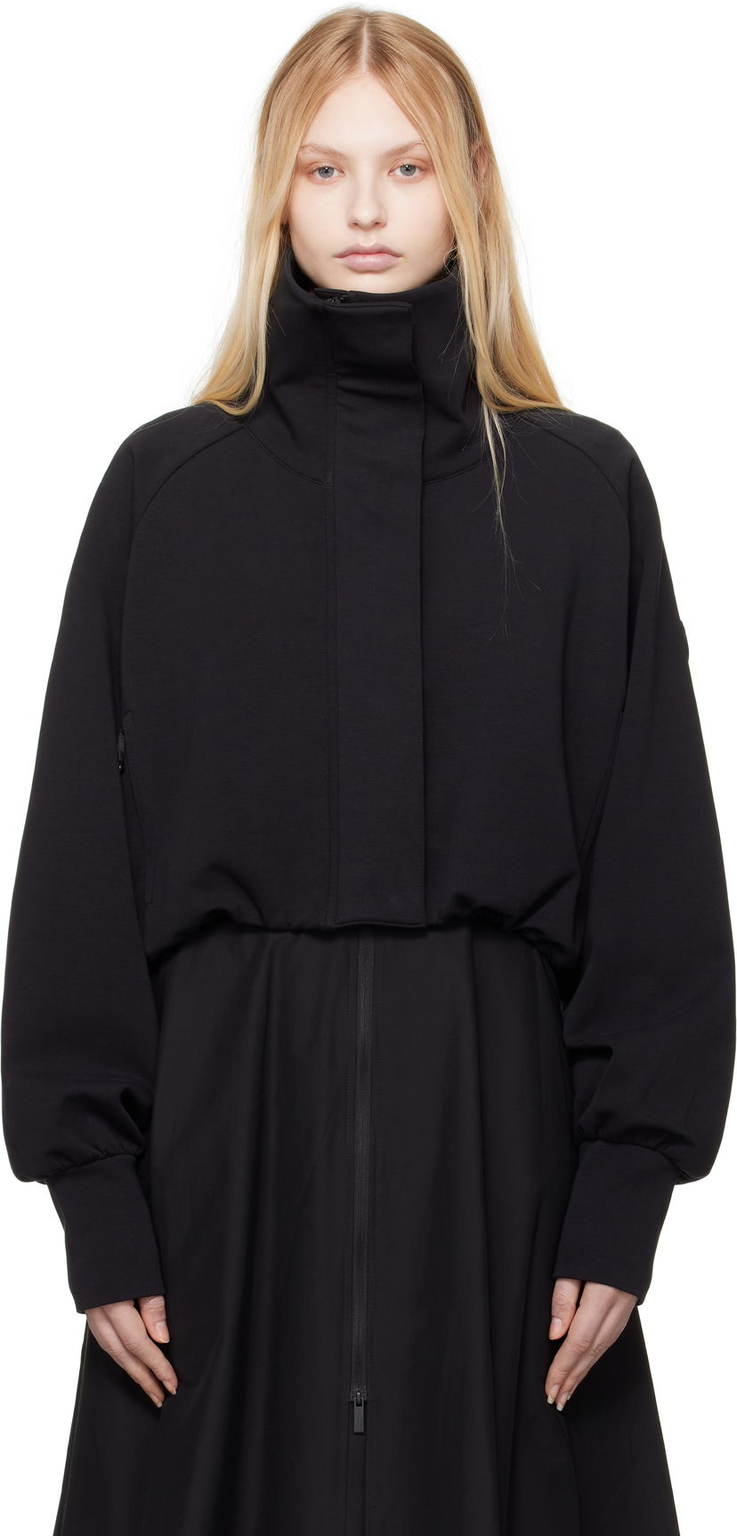 Haljina Moncler Moncler Zip Up Jacket Crna | K10938G0000889AMJ