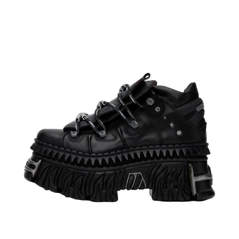 Tenisice i cipele VETEMENTS New Rock Edition Fire Platform Crna | UA66SN100B