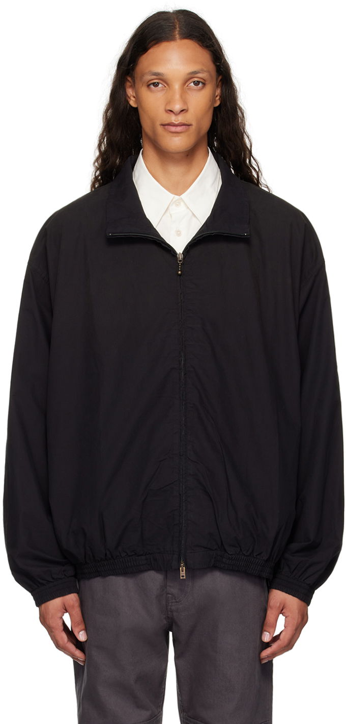 Vjetrovka Acne Studios Printed Logo Zipper Jacket Crna | B90791-