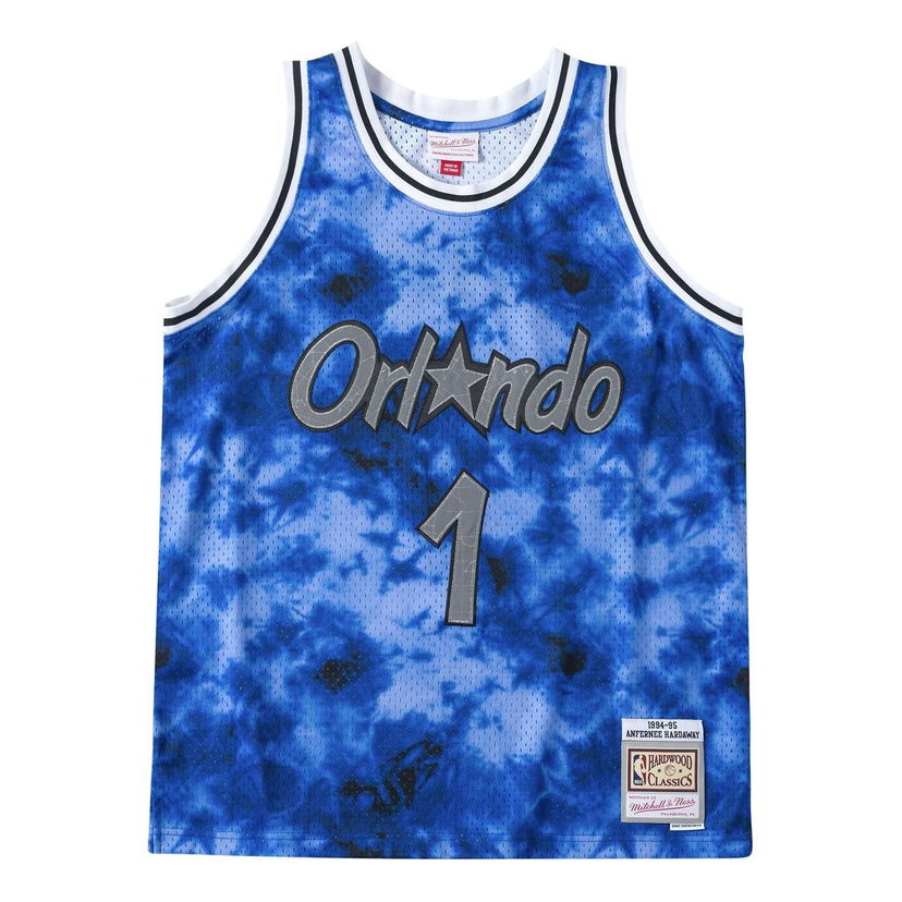 Dres Mitchell & Ness Orlando Magic Anfernee Hardaway Tie Dye Jersey Plava | SMJYKM19053-OMABLUE94PHA