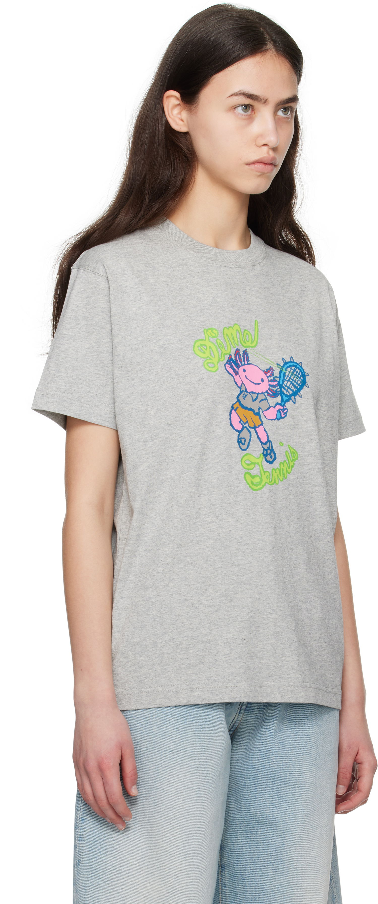 Majica kratkih rukava Dime Dime Axolotl Graphic T-Shirt Siva | DIME2SP2551GRY, 1