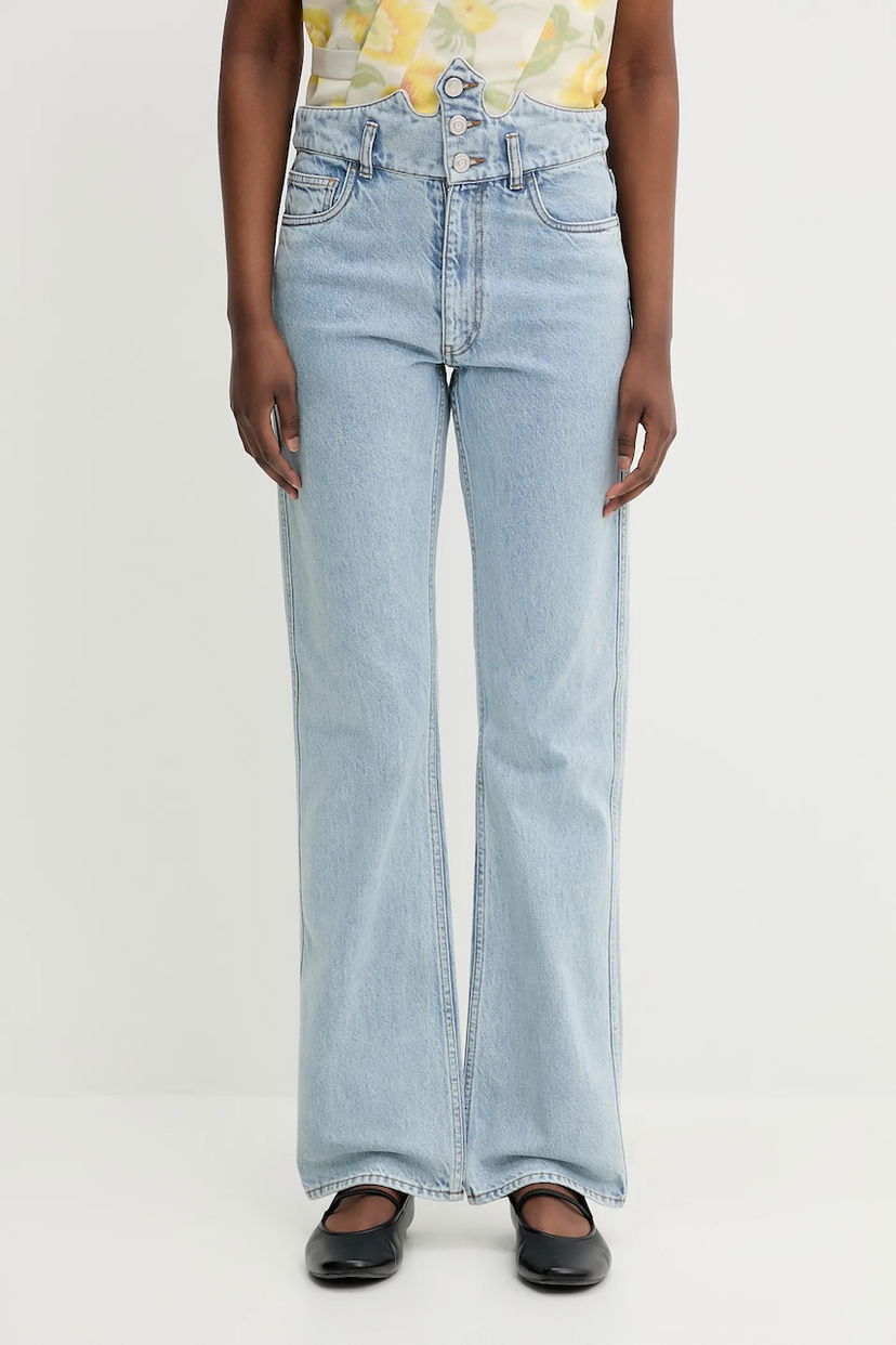 Jeans Coperni Coperni x Disney Crown High-Waisted Jeans Plava | DP133F2024