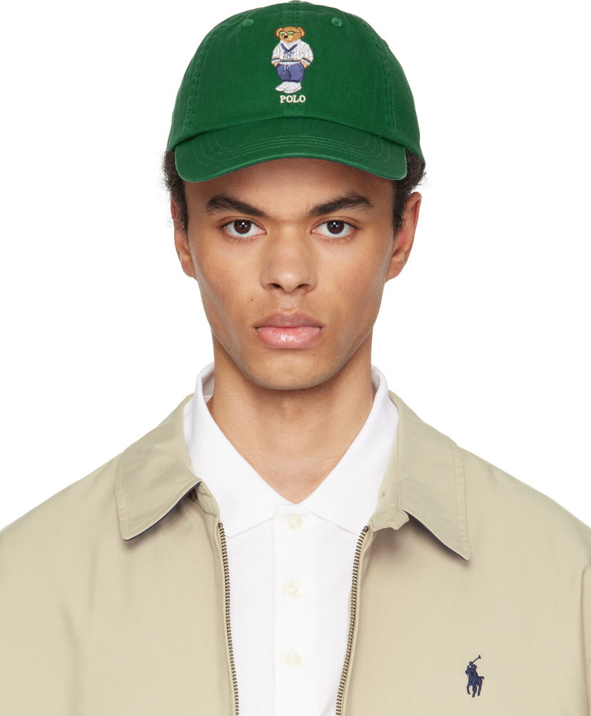Kapa Polo by Ralph Lauren Polo Ralph Lauren Twill Polo Bear Ball Cap Zelena | 710963778001