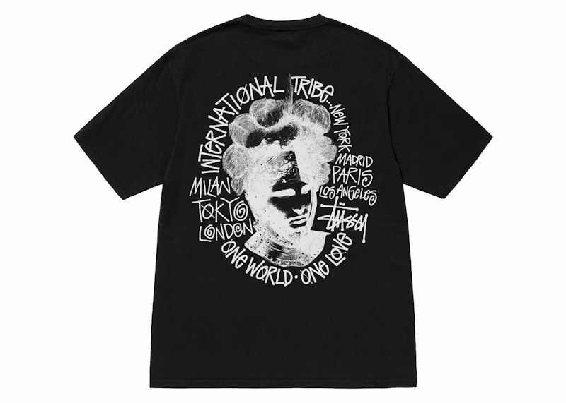 Majica kratkih rukava Stüssy Camelot Pigment Dyed Graphic T-Shirt Crna | 1905005-0001