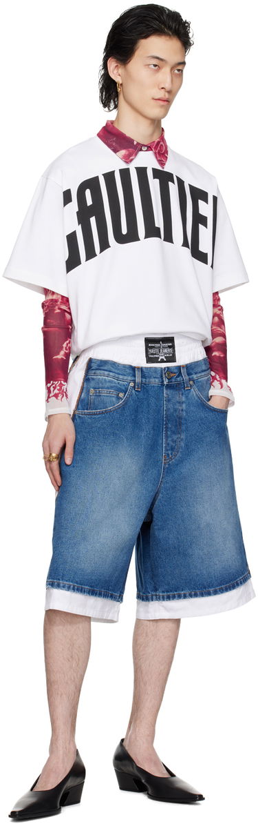 Majica kratkih rukava Jean Paul Gaultier Jean Paul Gaultier 'The Large Gaultier' T-Shirt Bijela | 24/25-U-TS065I-J055-0100, 3