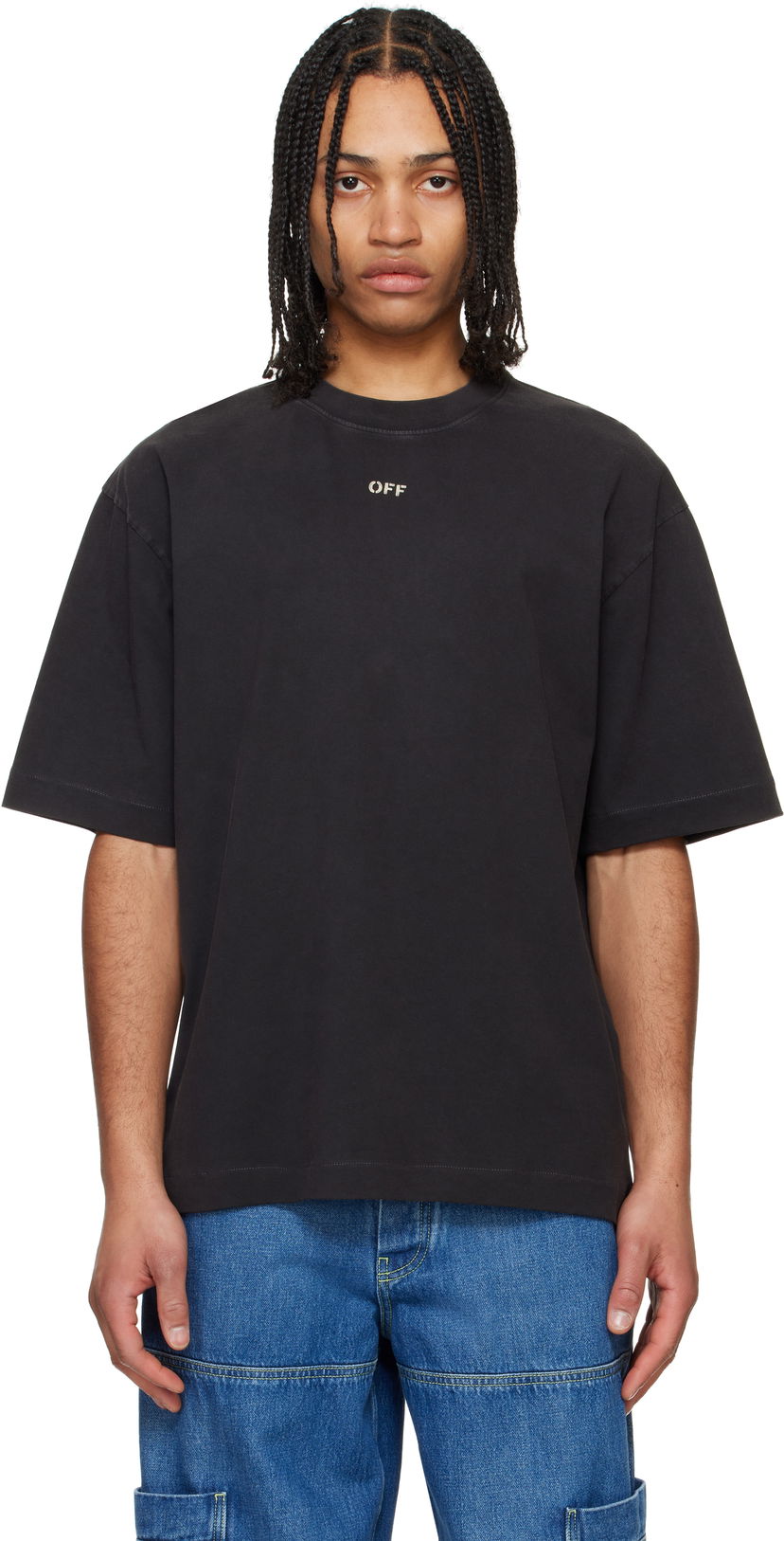 Majica kratkih rukava Off-White Off-White Martyrdom Arrow Skate Short Sleeve T-Shirt Crna | OMAA120S25JER00I1361