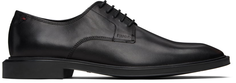 Tenisice i cipele BOSS Rubber-Sole Leather Derbys Crna | 50529049