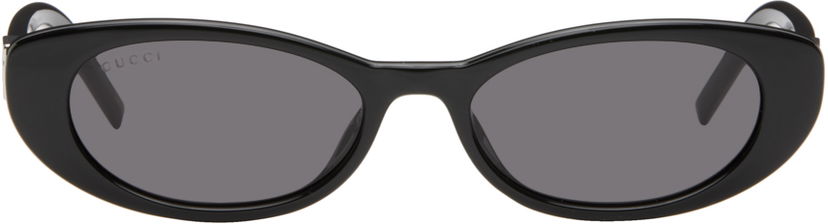 Sunčane naočale Gucci Black G String Cat Eye Sunglasses Crna | GG1680S-001