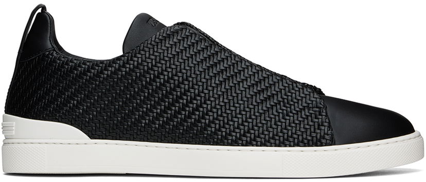 Odjeća ZEGNA ZEGNA Pelletessuta Leather Triple Stitch Crna | LHSPT-S4665Z-NER