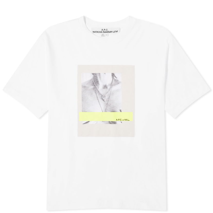 Majica kratkih rukava A.P.C. New Haven Graphic T-Shirt White Bijela | COGYJ-H26368-DAM