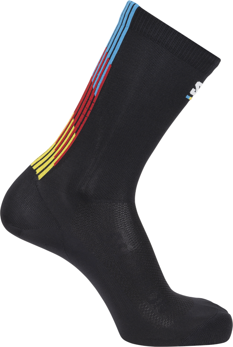 Čarape Salomon Salomon Pulse Race Flag Crew Socks Crna | lc2625-200