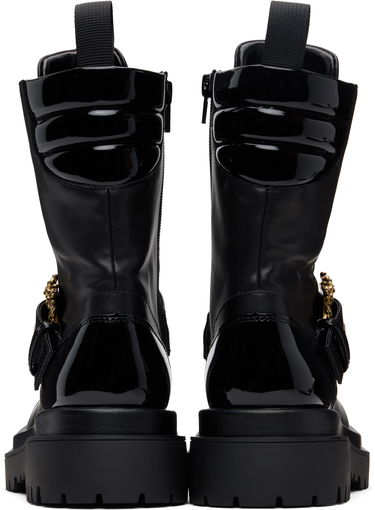 Tenisice i cipele Versace Versace Jeans Couture Pin-Buckle Boots Crna | E79VA3S67_E71570, 1