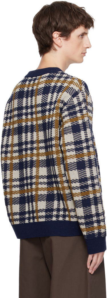 Džemper Dries Van Noten Dries Van Noten Check Crewneck Sweater Višebojno | 252-021219-2727, 2