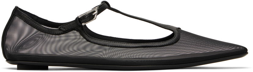 Haljina The Attico Attico Juno Ballerina Flats Crna | 250WSH00858 PAA082AA