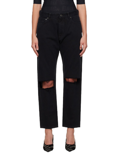 Jeans Balenciaga Buckle Jeans Crna | 745149 TNW11