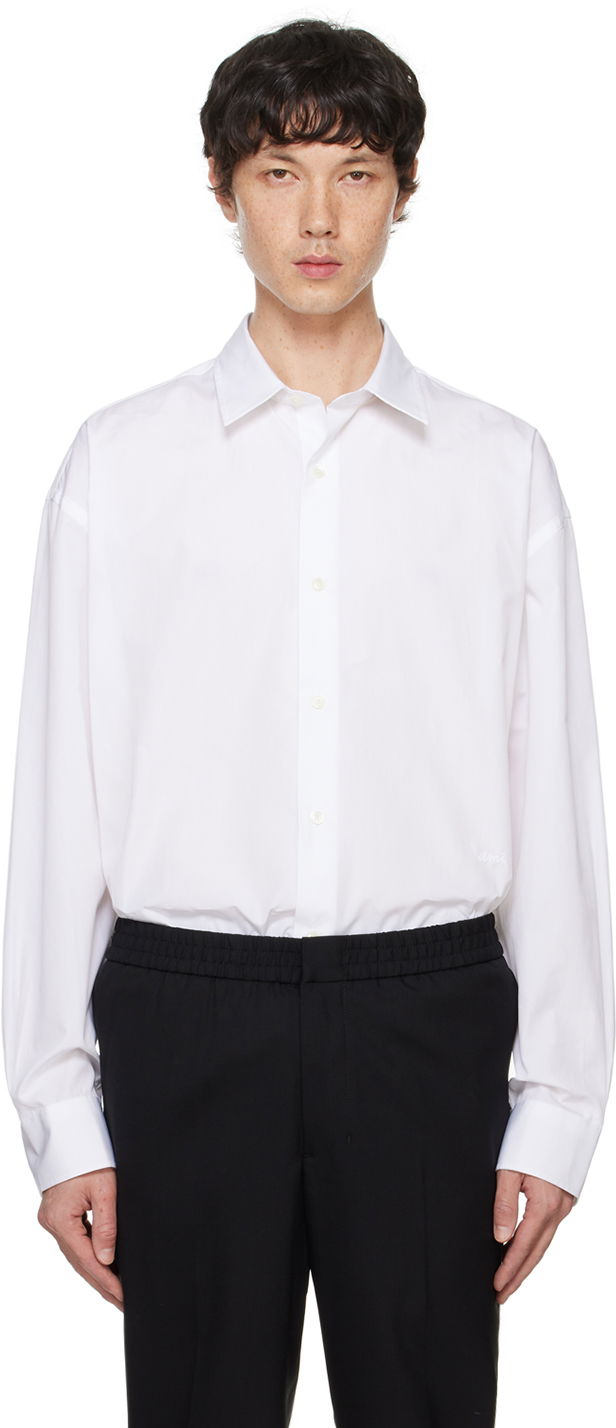 Košulja AMI Shirt Boxy Fit Bijela | USH176.CO0063