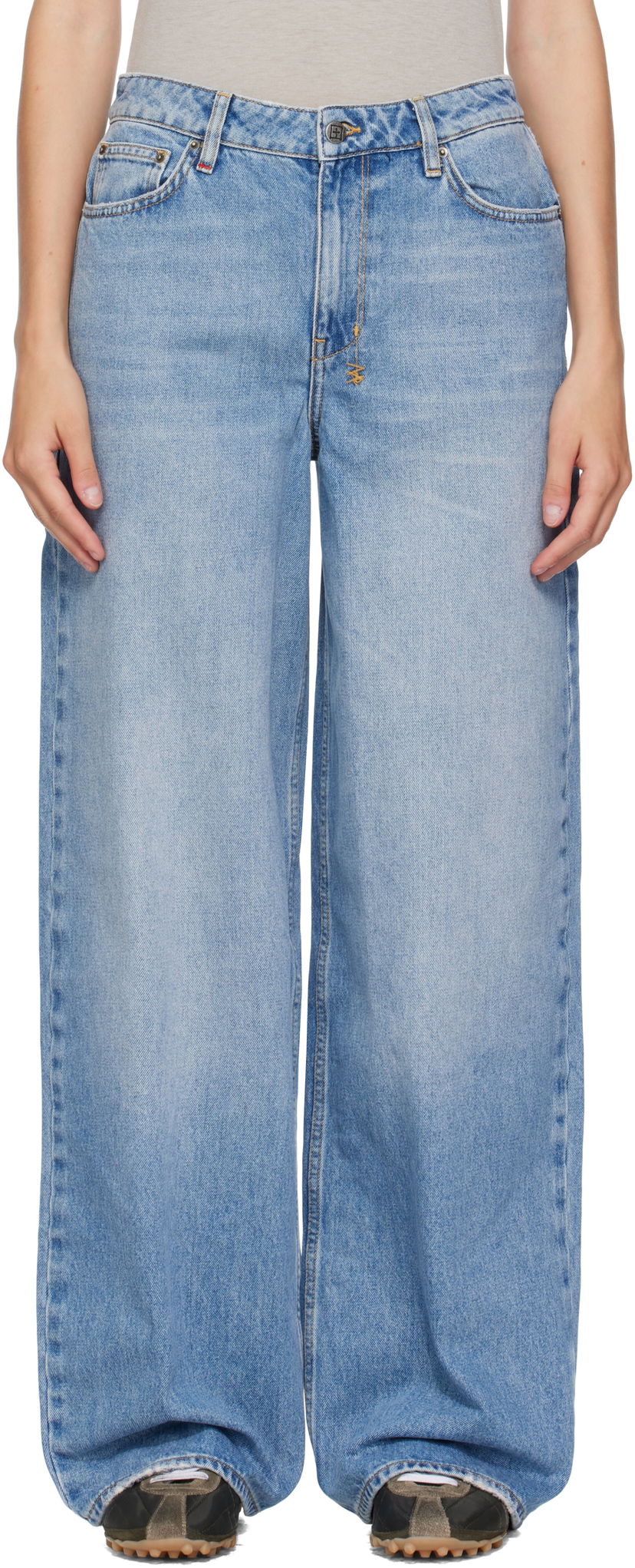 Jeans Ksubi Baggy Horizon Jeans Plava | WFA25DJ013