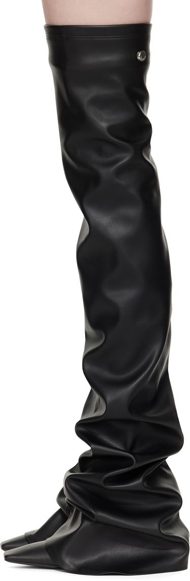Odjeća The Attico Attico Robin Thigh-High Boots Crna | 250WSH00872 PUR003AA, 2