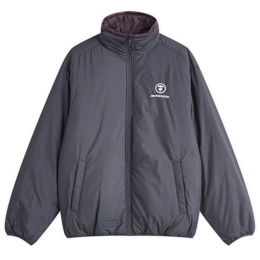 Pernata jakna AAPE by A Bathing Ape AAPE Now Reversible Camo Padded Jacket Siva | AAPJKM7658XXNGYD