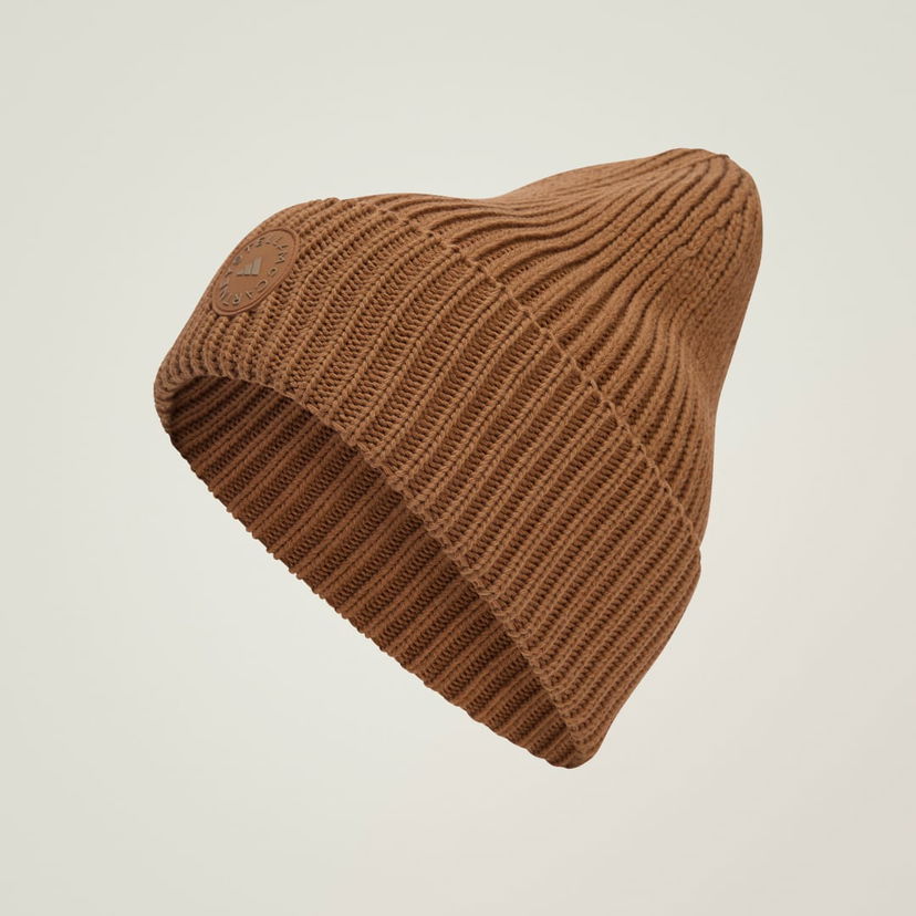 Kapica adidas Performance Knit Beanie by Stella McCartney Smeđa | JZ5527