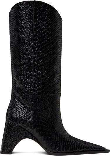 Odjeća Coperni Coperni Python Embossed Bridge Cowboy Boots Crna | COPSH16F6047, 0