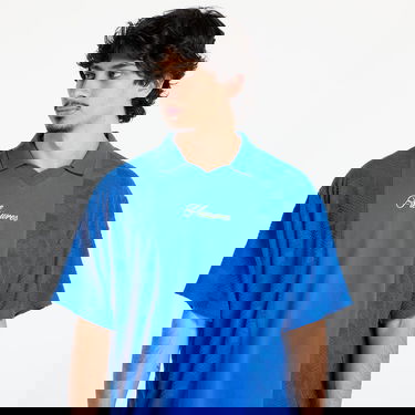 Polo majica Pleasures PLEASURES Planets Polo T-Shirt Plava | P25SU014 BLUE, 1