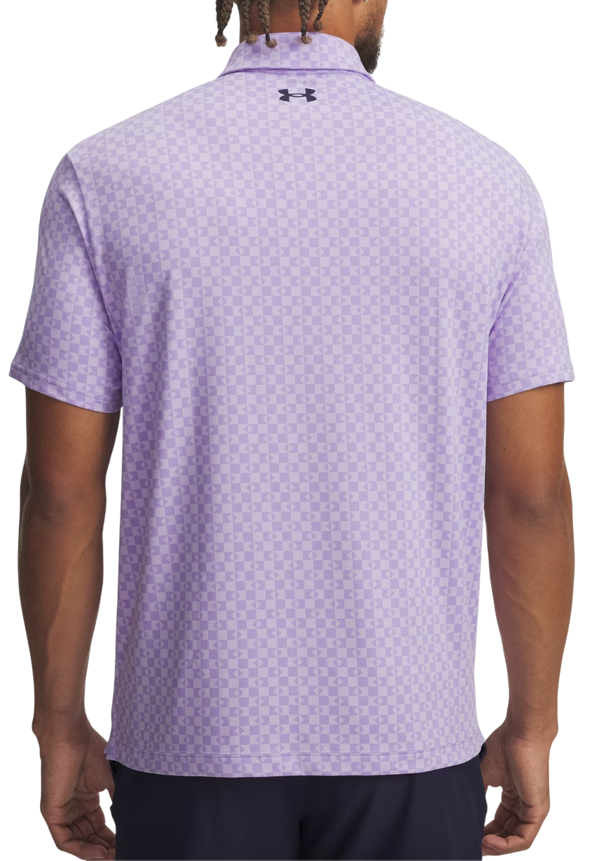 Polo majica Under Armour Playoff 3.0 Checked Printed Polo Ljubičasta | 1378677-538, 1