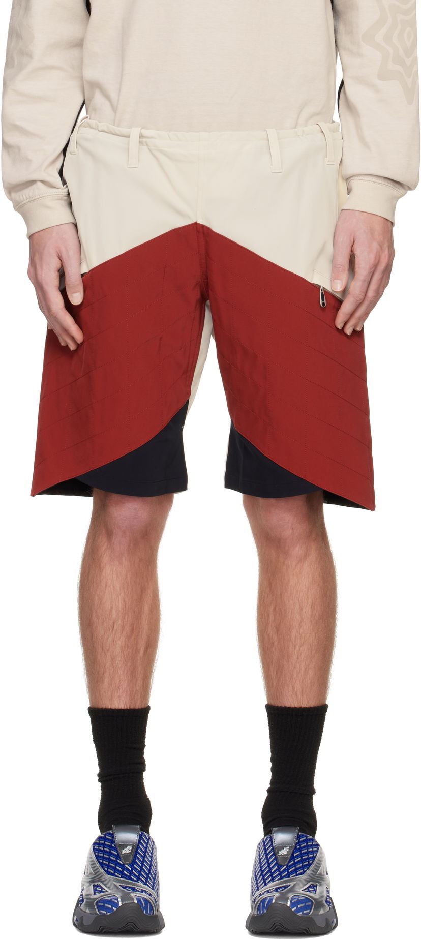 Kratke hlače Asics Liatrisory Colorblock Shorts Crvena | 2203A293-020