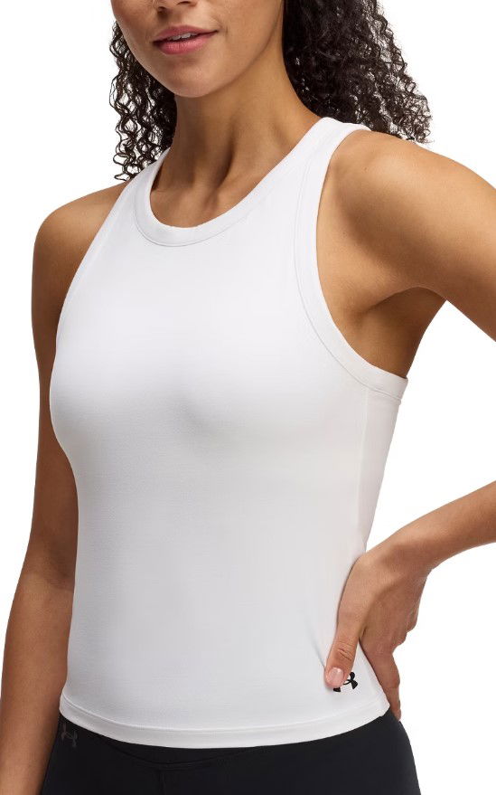 Majica bez rukava Under Armour Under Armour Motion High Neck Tank Top Bijela | 1390367-100