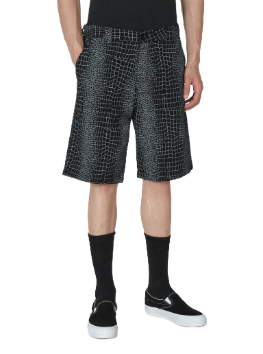 Kratke hlače Fucking Awesome Crocodile Shorts Crna | PN5490 001