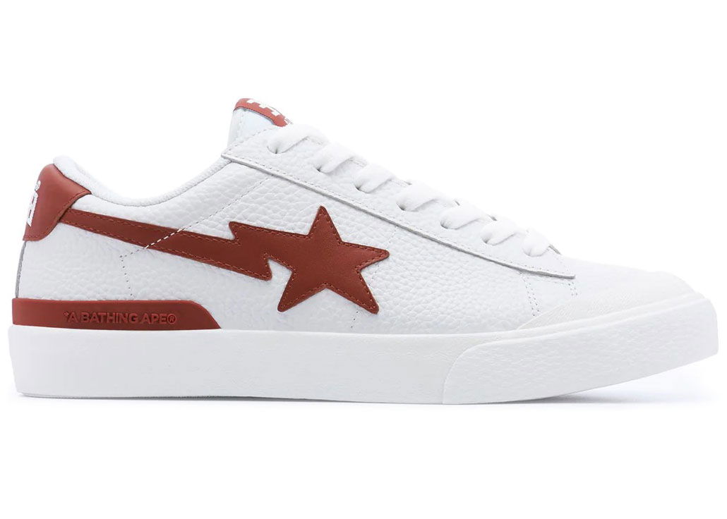 Tenisice i cipele BAPE A Bathing Ape Mad Sta "White Red" Crvena | 1J20-191-012-RED / 001FWJ201012I-RED, 0